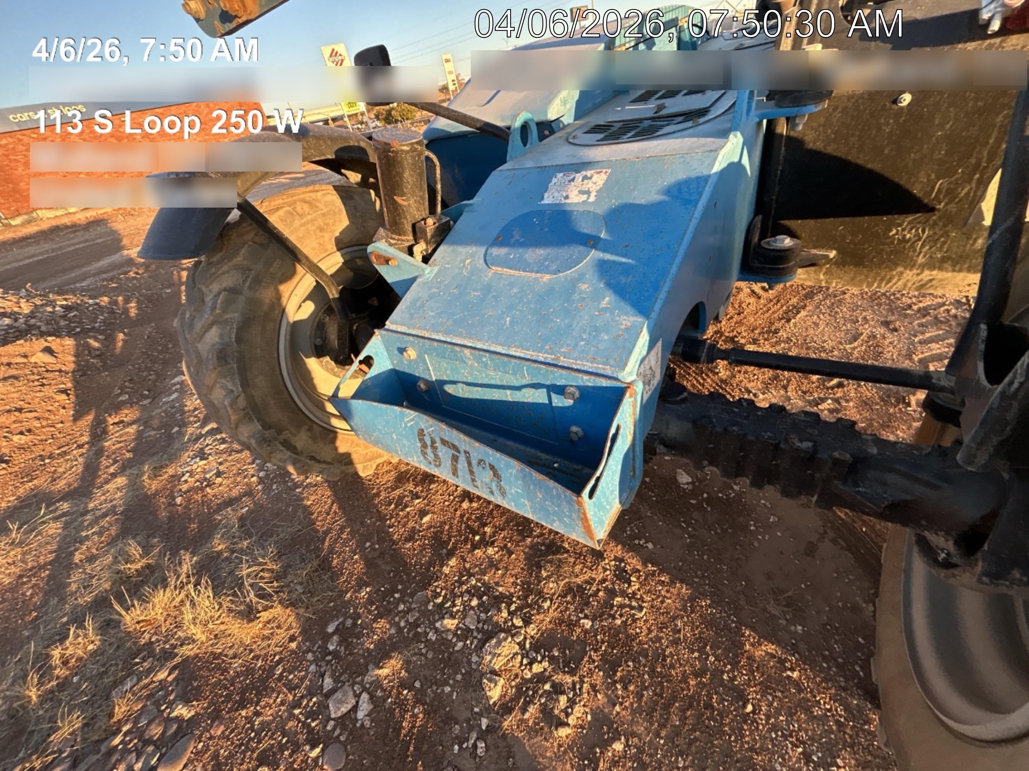 2018 Genie GTH-844 Genie GTH-844D w/Open ROPS, FF Tires, Work Light/Beacon, 60" Carriage and Forks