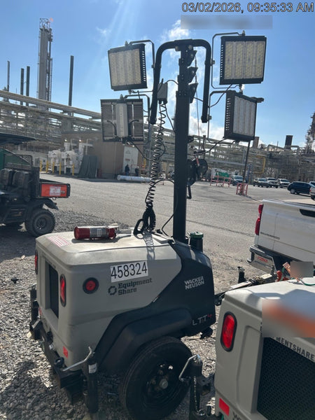 2024 Wacker Neuson LTT4 Diesel, Kohler KDW702, Deep Sea Controller, Auto Start, LED 320W, Bypass Outlet, T3