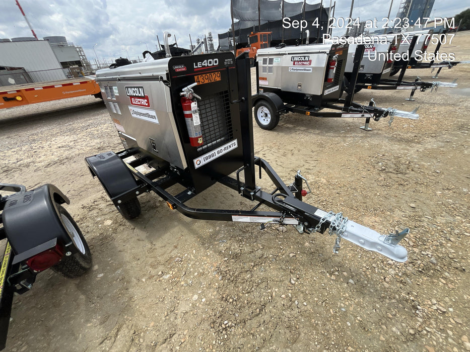 2024 Lincoln Electric LE400 Kubota V1505, Trlr, Cable Rack, Light Kit, ES Decals, T3