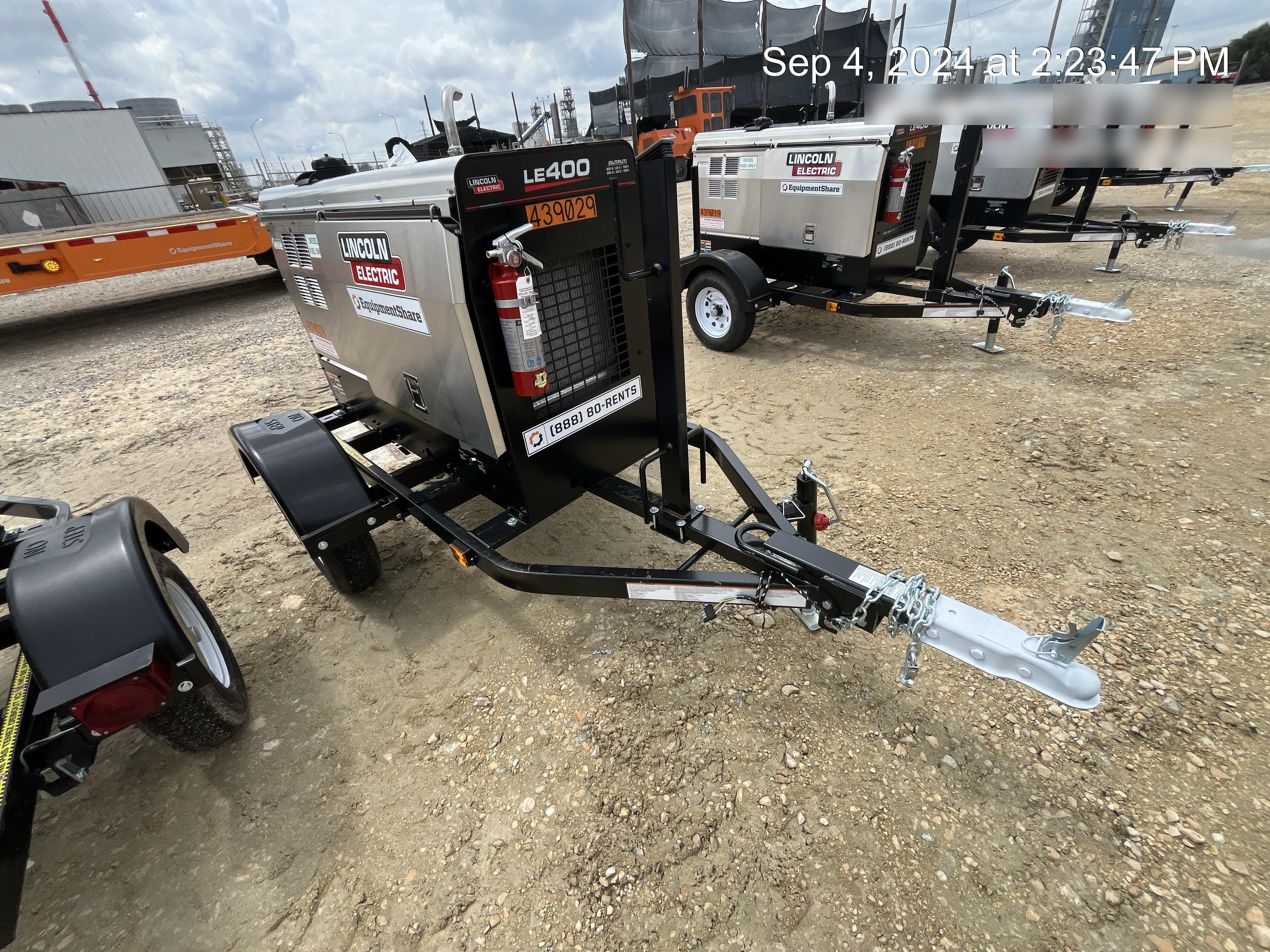 2024 Lincoln Electric LE400 Kubota V1505, Trlr, Cable Rack, Light Kit, ES Decals, T3