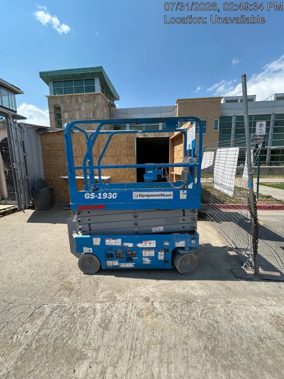 2020 Genie GS-1930 Fixed rails with chain entry gate - Pre A92.20