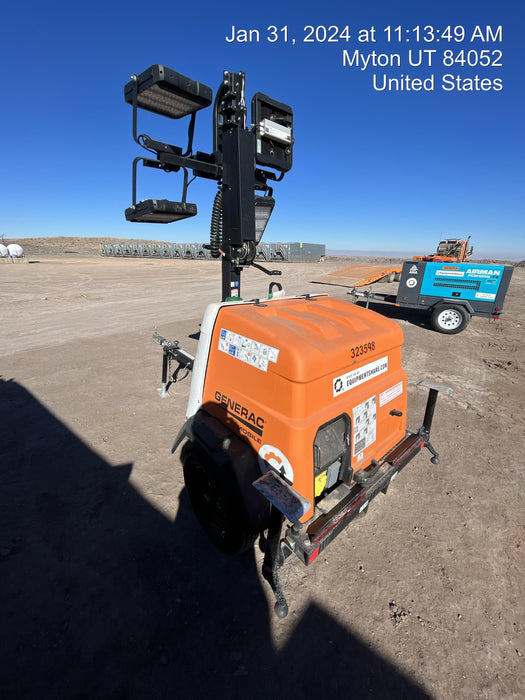 2023 Generac MLT2 Diesel, Flex Switch 120V Input, Powerzone Controller, (4) 320W LED Lights, 4kW Generator, 39.9 Gal Fuel Tank, 2" Ball, T3