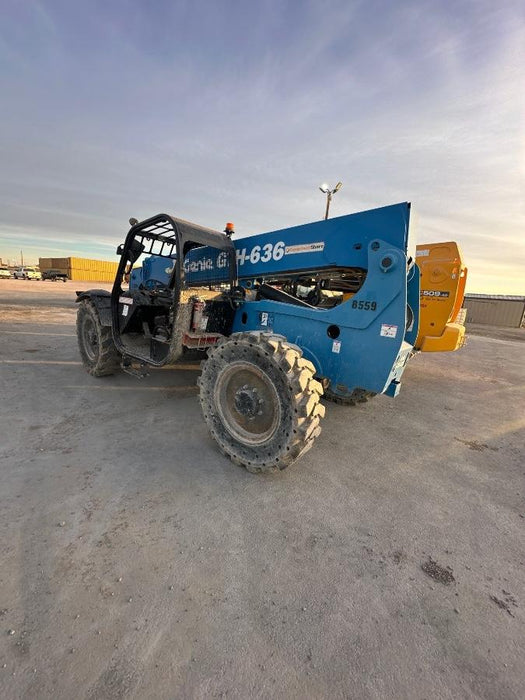 2018 Genie GTH-636 Genie GTH-636 w/Open ROPS, Solid Tires, Work Light/Beacon, 48" Carriage and Forks