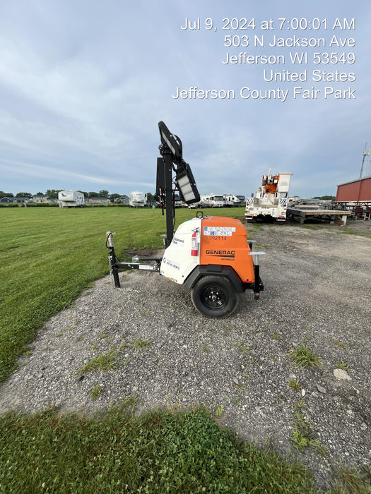 2024 Generac MLT2 Diesel, Flex Switch 120V Input, Powerzone Controller, 
(4) 320W LED Lights, 4kW Generator, 39.9 Gal Fuel Tank, 2" Ball, T3