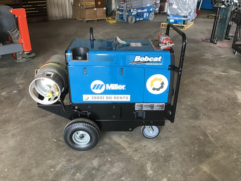 2019 Miller Electric BOBCAT 250 LP/Propane, Running Gear, Tank Bracket, Hose
