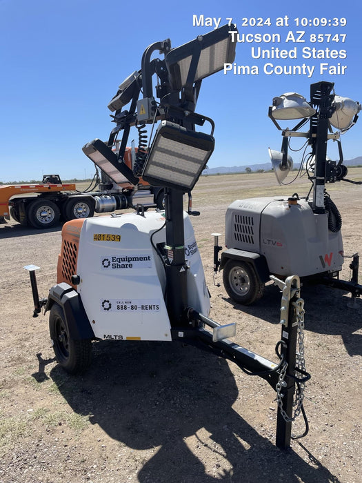 2024 Generac MLT2 Diesel, Flex Switch 120V Input, Powerzone Controller, 
(4) 320W LED Lights, 4kW Generator, 39.9 Gal Fuel Tank, 2" Ball, T3