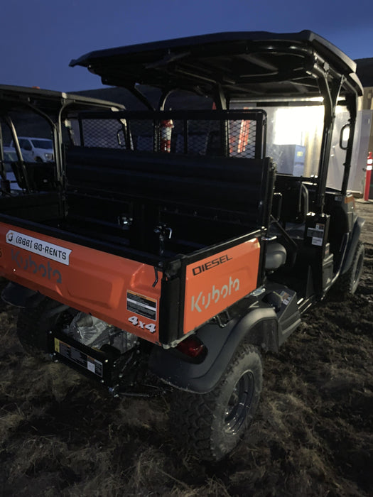 2021 Kubota RTV-X1140W-H Plastic Canopy, Windshield Acrylic Clear, LED Strobe Light, Wire Harness Kit, Back up Alarm