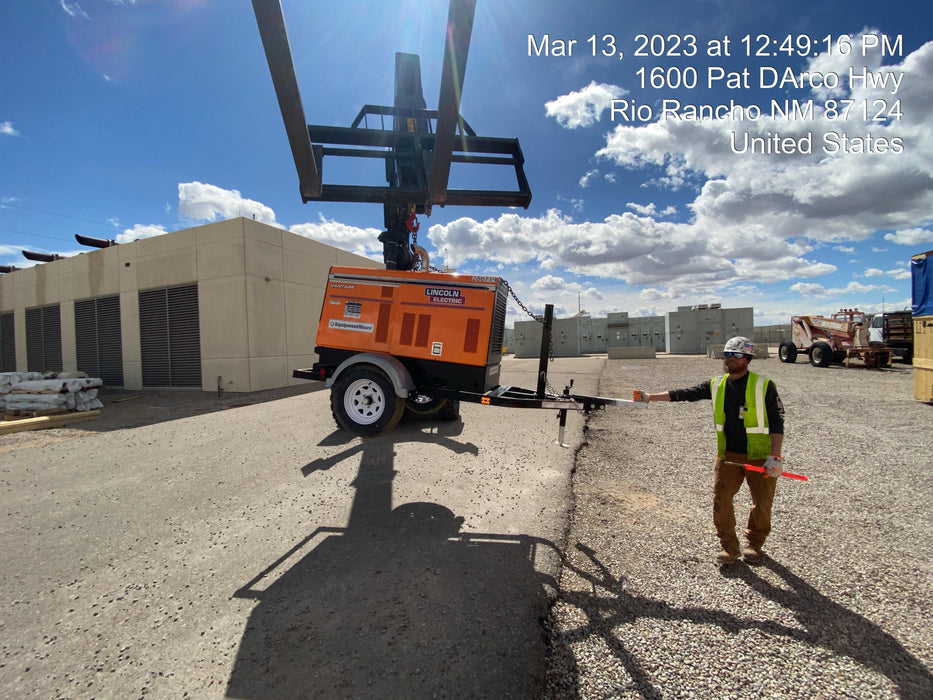 2022 Lincoln Electric Vantage 549X Crosslink Technology, Trailer Mounted, ES Decals, T3