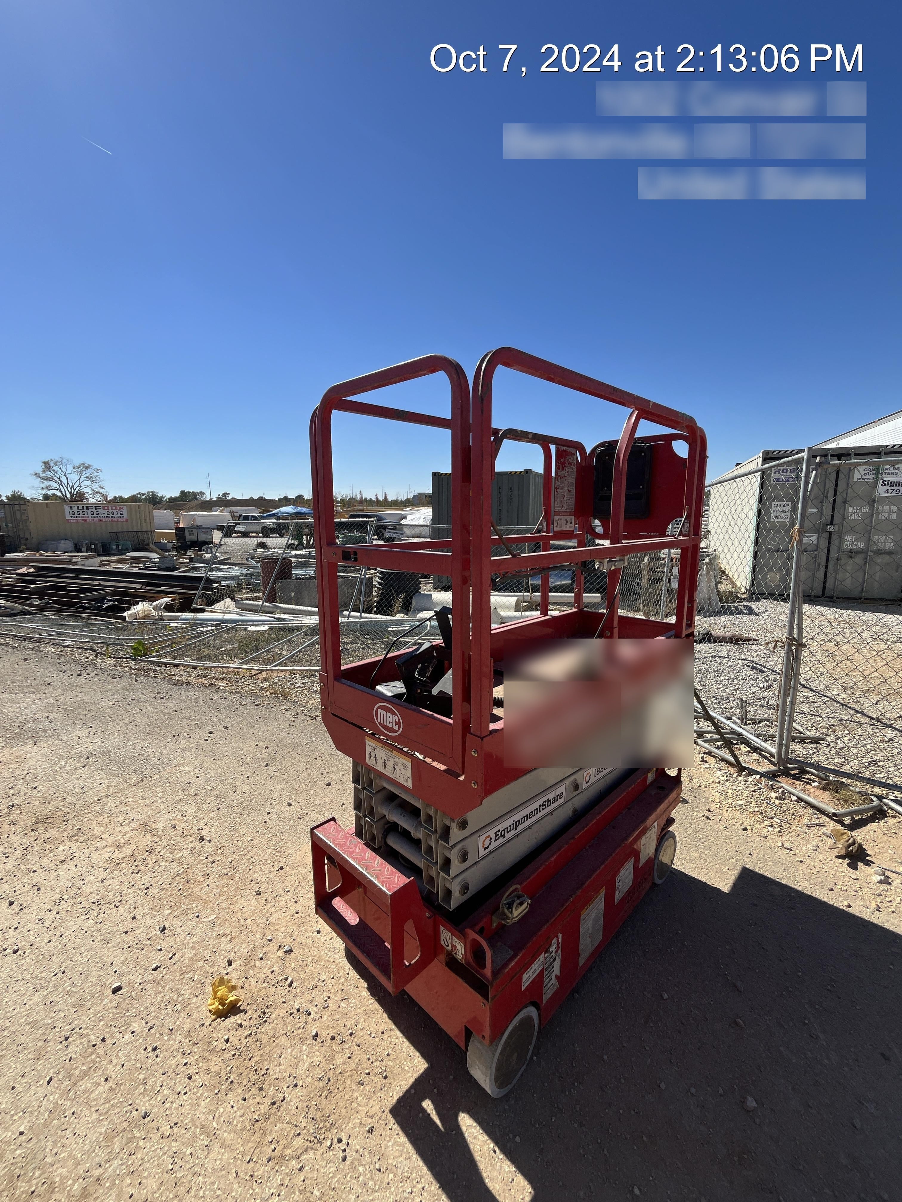 2019 MEC 1330SE Motion Alarm, Beacon, Includes MachineLink keypad and telematics device