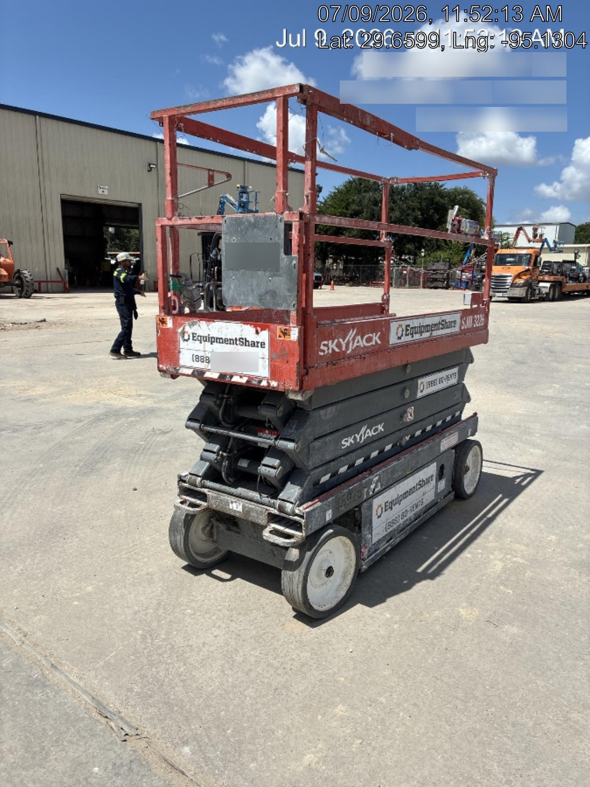 2019 Skyjack SJIII-3226 Standard Options, Trojan Batteries