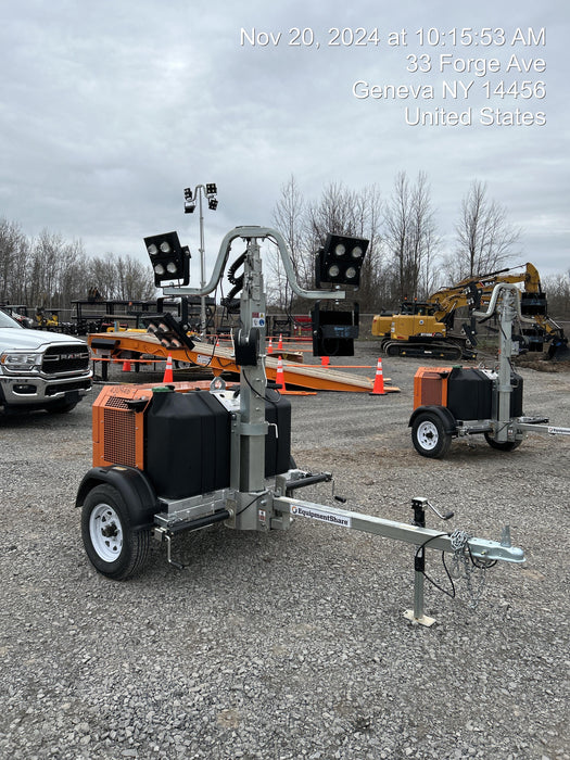 2024 Wanco WLTT-4MM4K Diesel, Deep Sea Controller, Shore Power Plug, Auto Start, (4) 350W LED Floodlights, 4kW Generator, 60 Gal Fuel Tank, 2" Ball, T3