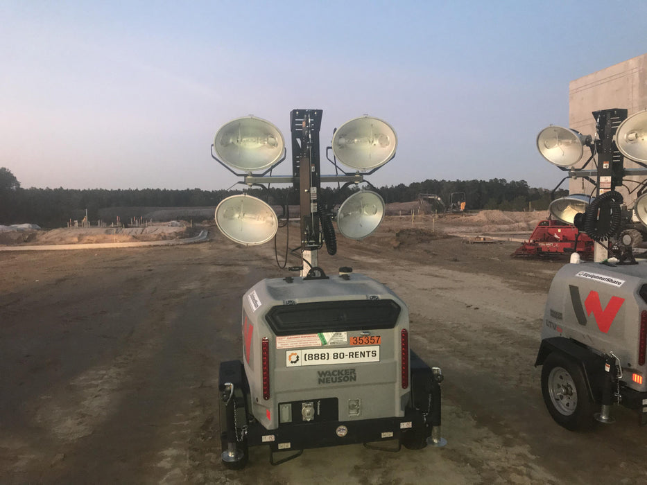 2019 Wacker Neuson LTV6L-MH Wacker Neuson LTV6L Mobile Light Tower w/Fuel Level Sensor Installed