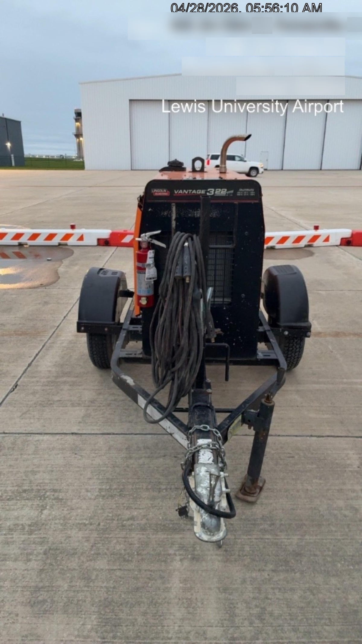 2021 Lincoln Electric Vantage 322 Vantage 322 Ready Pak 3 w/ Decals, ORANGE (includes trailer, cable rack, fender light kit) NO Telematics