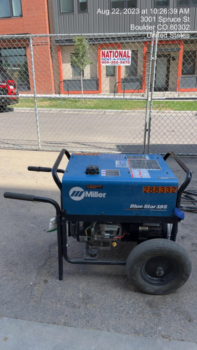 2023 Miller Electric Blue Star 185 Engine Driven Welder, Electric Start, 13 hp, Gas, 6,500 W Peak 907664