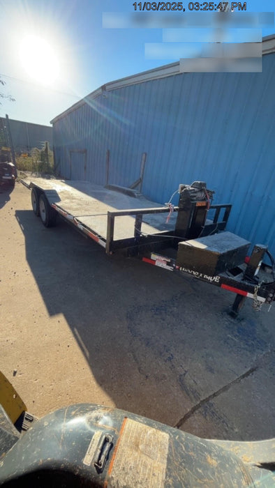 2024 TEXAS PRIDE TRAILERS 21' Lowboy Gravity Tilt Bed 14K Bumper Pull Trailer