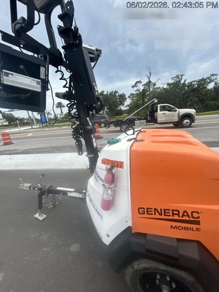 2023 Generac MLT2 Diesel, Flex Switch 120V Input, Powerzone Controller, 
(4) 320W LED Lights, 4kW Generator, 39.9 Gal Fuel Tank, 2" Ball, T3