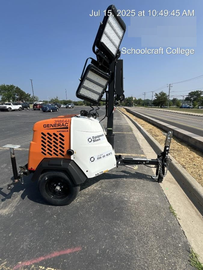 2024 Generac MLT2 Diesel, Flex Switch 120V Input, Powerzone Controller, 
(4) 320W LED Lights, 4kW Generator, 39.9 Gal Fuel Tank, 2" Ball, T3