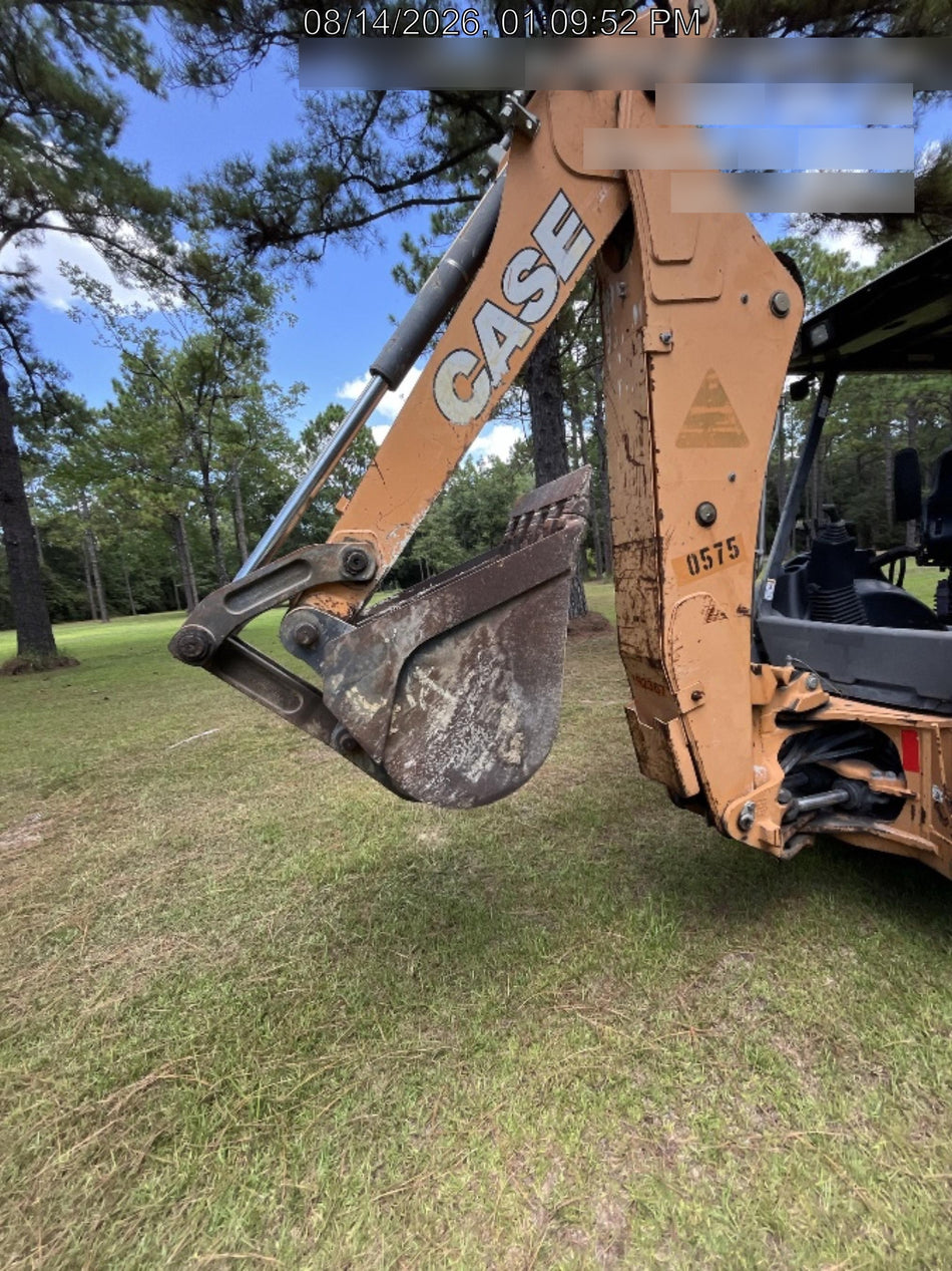 2017 Case 580N EP STANDARD HOE, ROPS, PILOT CONTROLS, AUX HYD