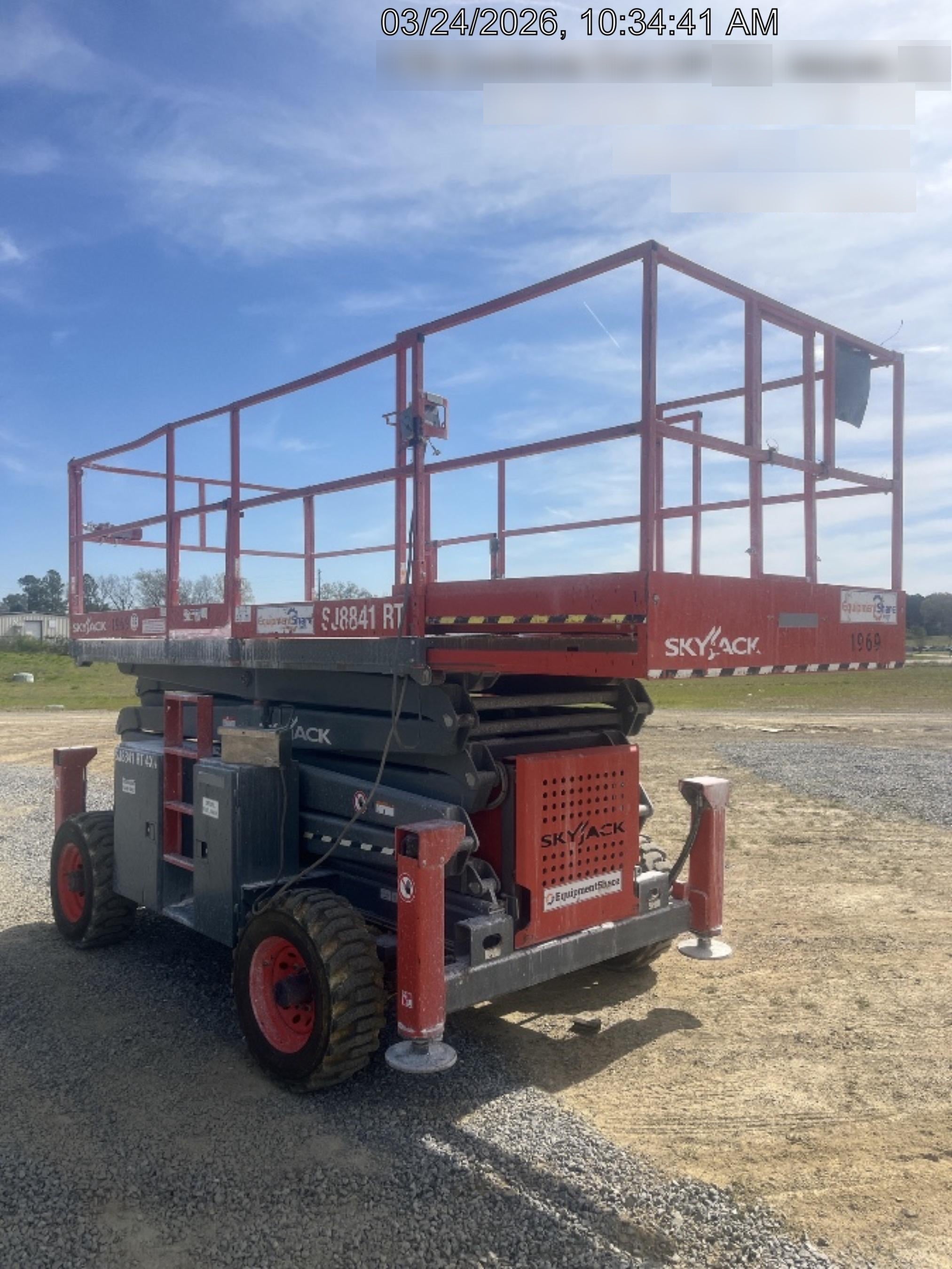 2016 SKYJACK SJ8841 RT