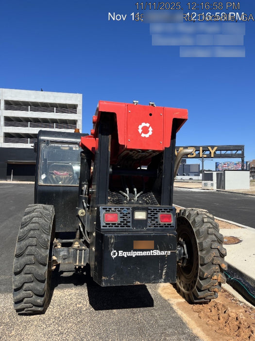 2020 Manitou MTA10055 Canopy, 120 HP, Solid Tires, Work Lights, Lift Hook, Auxiliary Hydraulics w/66" Carriage and 60" Forks