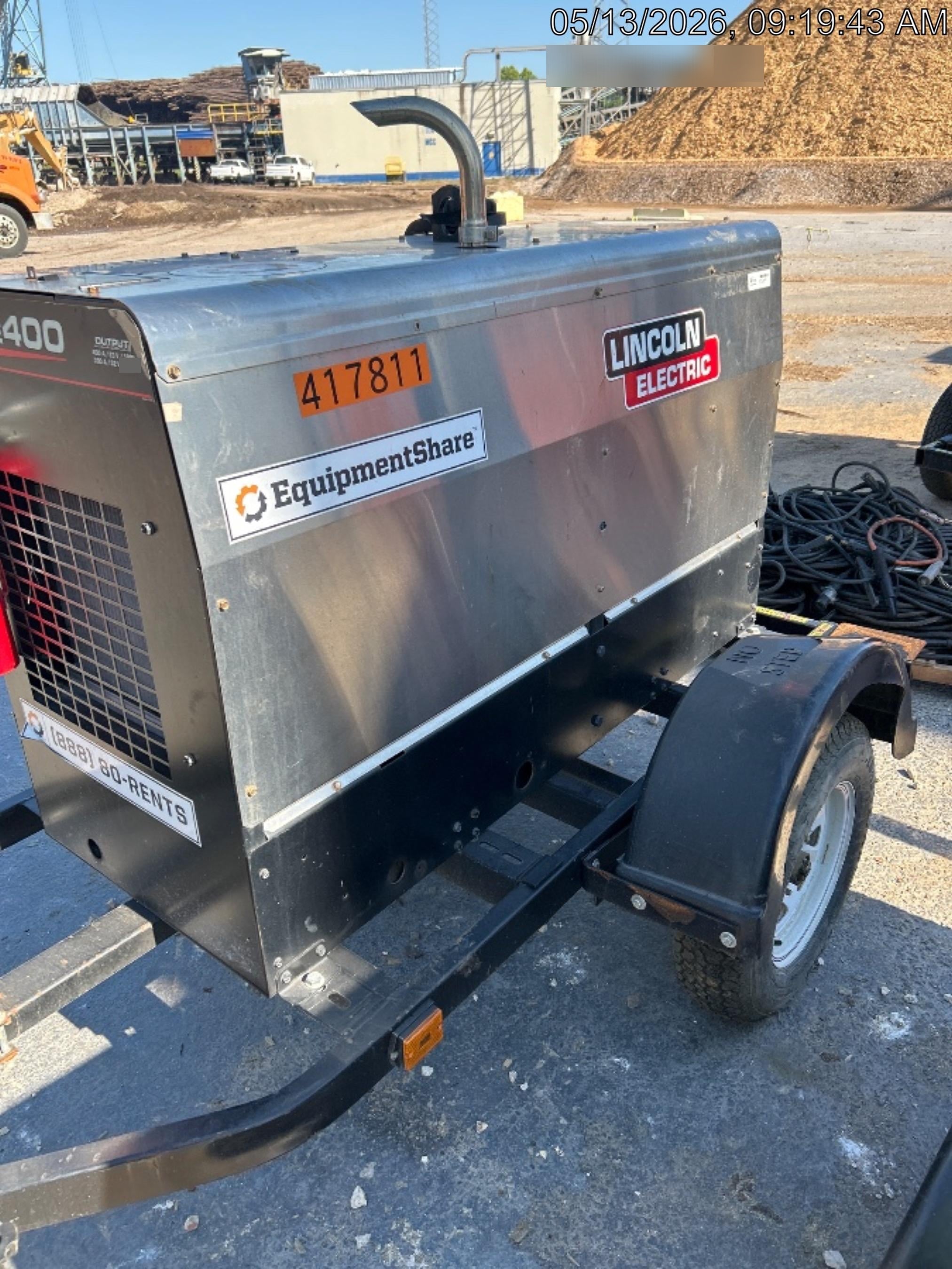 2024 Lincoln Electric LE400 Kubota V1505, Trlr, Cable Rack, Light Kit, ES Decals, T3