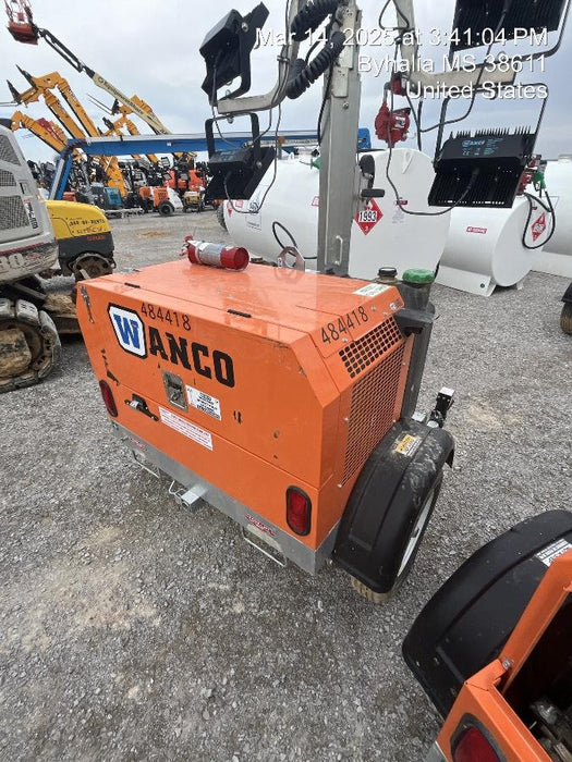 2024 Wanco WLTT-4MM4K Diesel, Mitsubishi L2E, 9.0HP @1800 rpm, Deep Sea Controller, Shore Power Plug, Auto Start, (4) 350W LED Floodlights, 4kW Generator, 60 Gal Fuel Tank, 2" Ball, T3