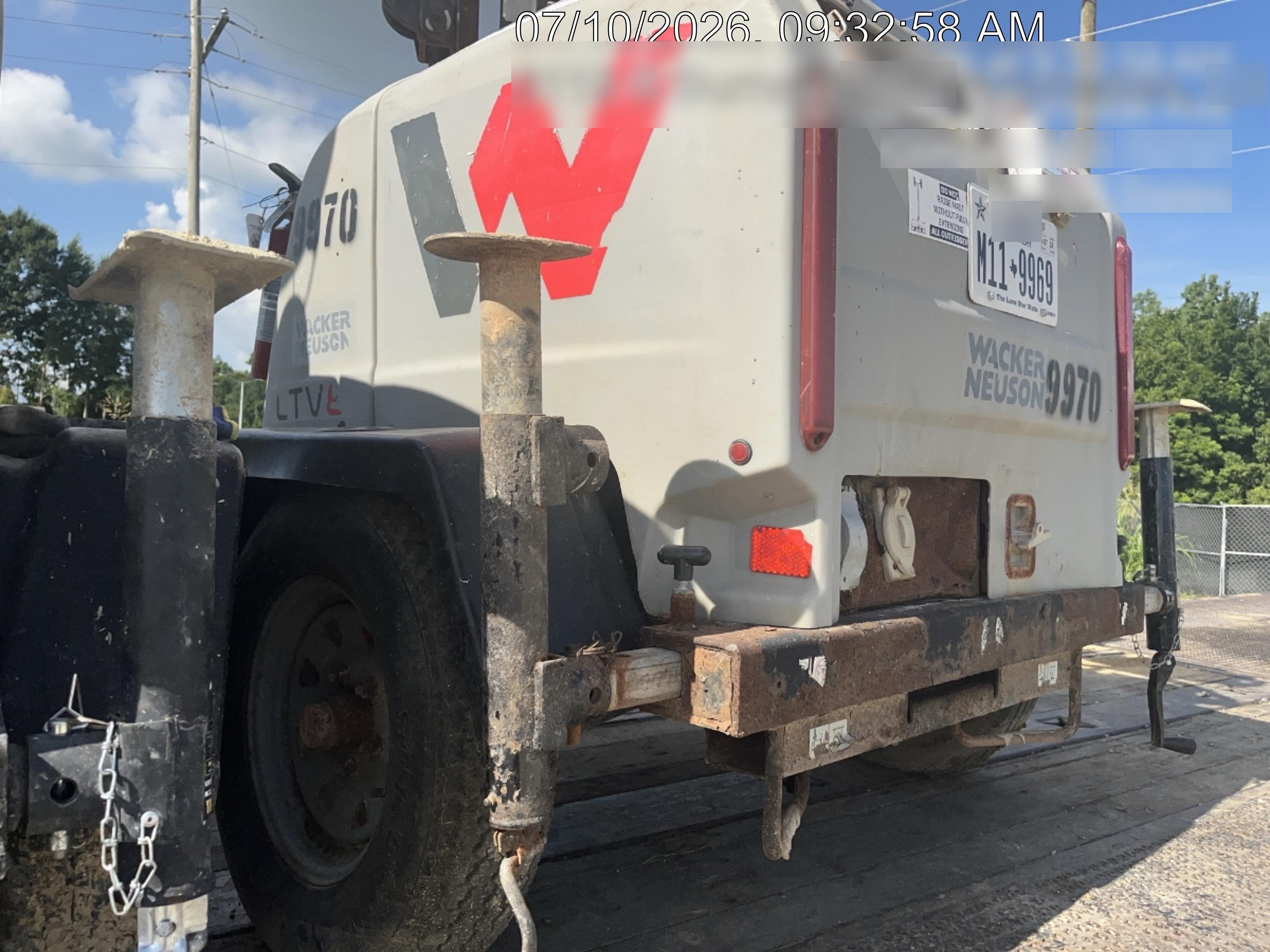 Wacker Neuson LTV6K-MH Wacker Neuson LTV6K Towable Light Tower