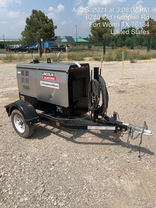 2018 Lincoln Electric Vantage 322 Lincoln Vantage 322 Welder Ready Pak 3 - Vantage 322, Trailer, Fender and light kit, Cable rack