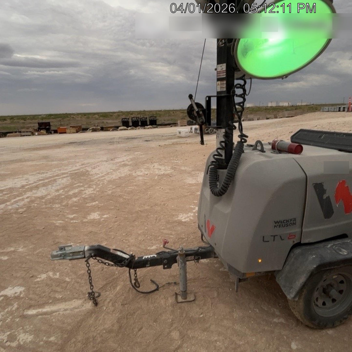 2019 Wacker Neuson LTV6L-MH Wacker Neuson LTV6L Mobile Light Tower w/Fuel Level Sensor Installed