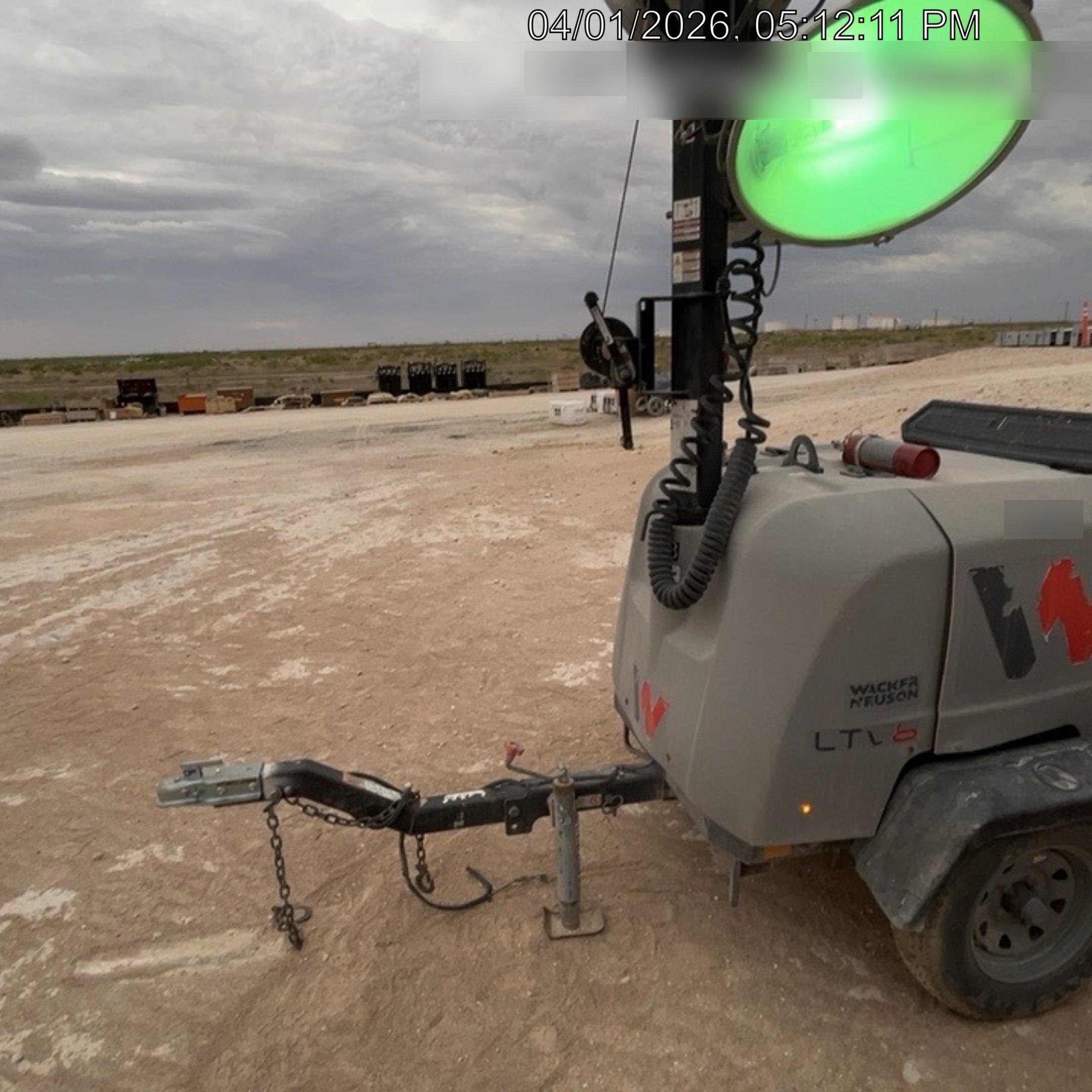 2019 Wacker Neuson LTV6L-MH Wacker Neuson LTV6L Mobile Light Tower w/Fuel Level Sensor Installed