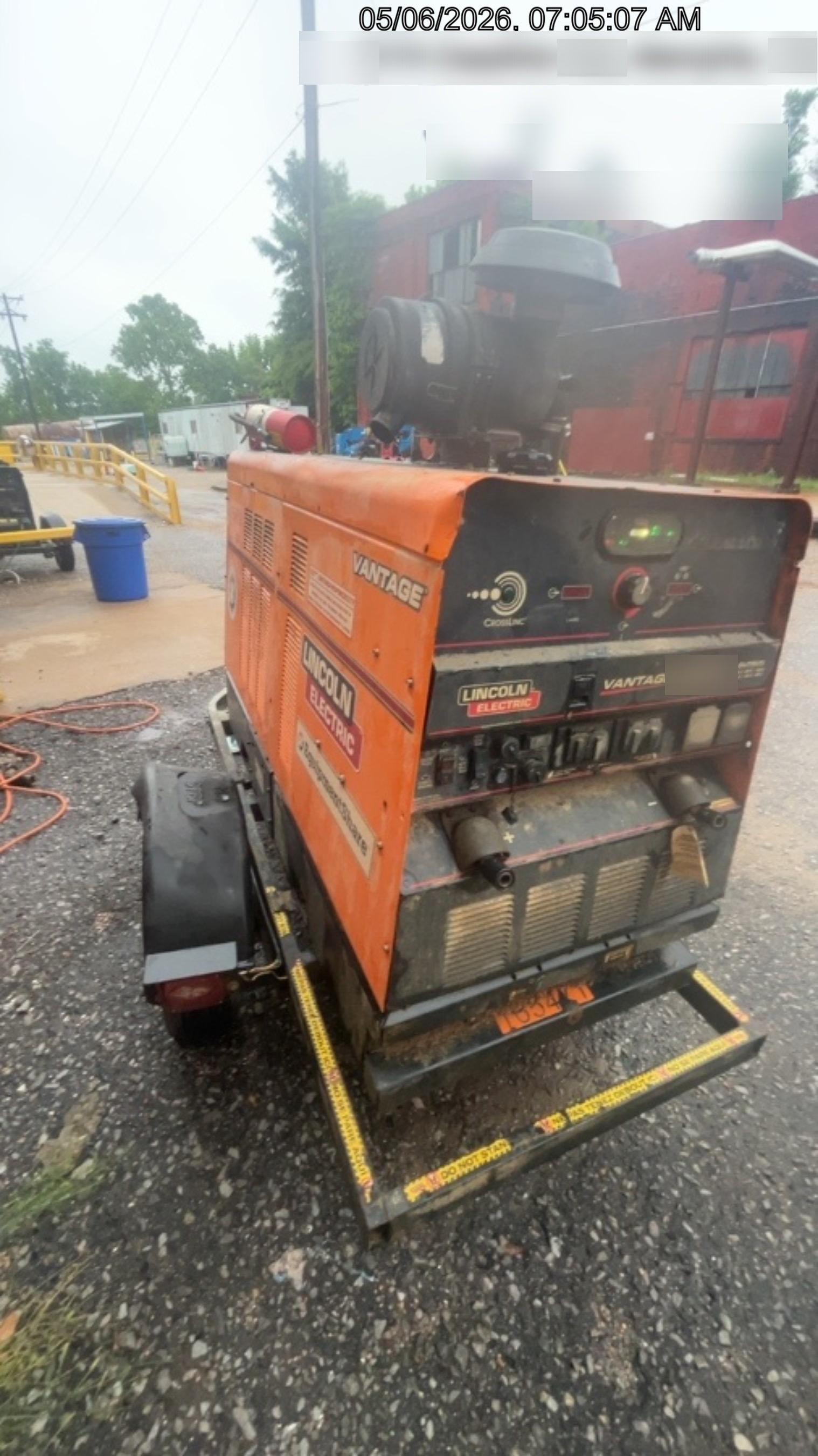 2021 Lincoln Electric Vantage 549X Ready Pak 3, ORANGE (includes trailer, cable rack, fender light kit)