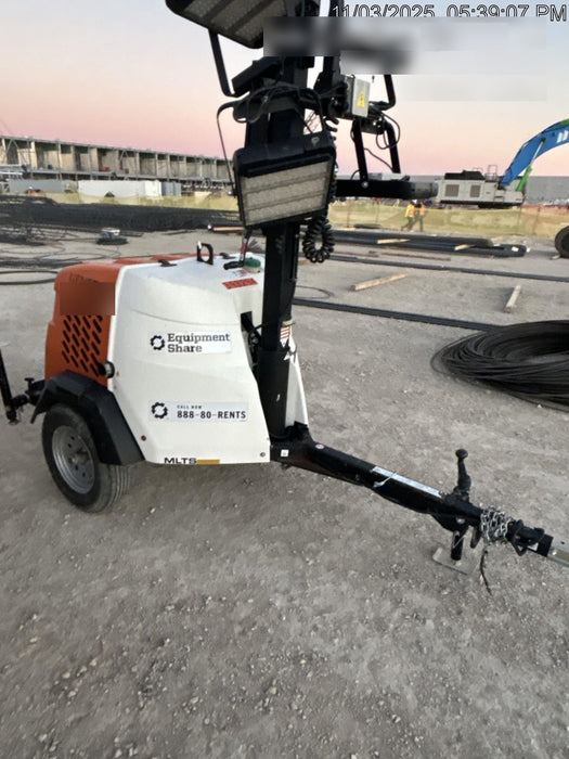 2024 Generac MLT2 Diesel, Flex Switch 120V Input, Powerzone Controller, 
(4) 320W LED Lights, 4kW Generator, 39.9 Gal Fuel Tank, 2" Ball, T3