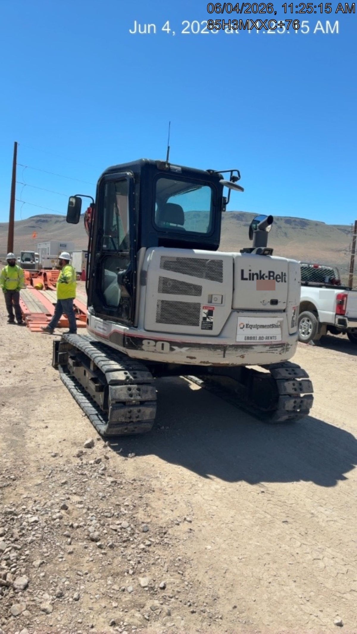 2020 Link-Belt 80X3EX EXC, 7'2" ARM, 17.7" RT, MFH(PJ)