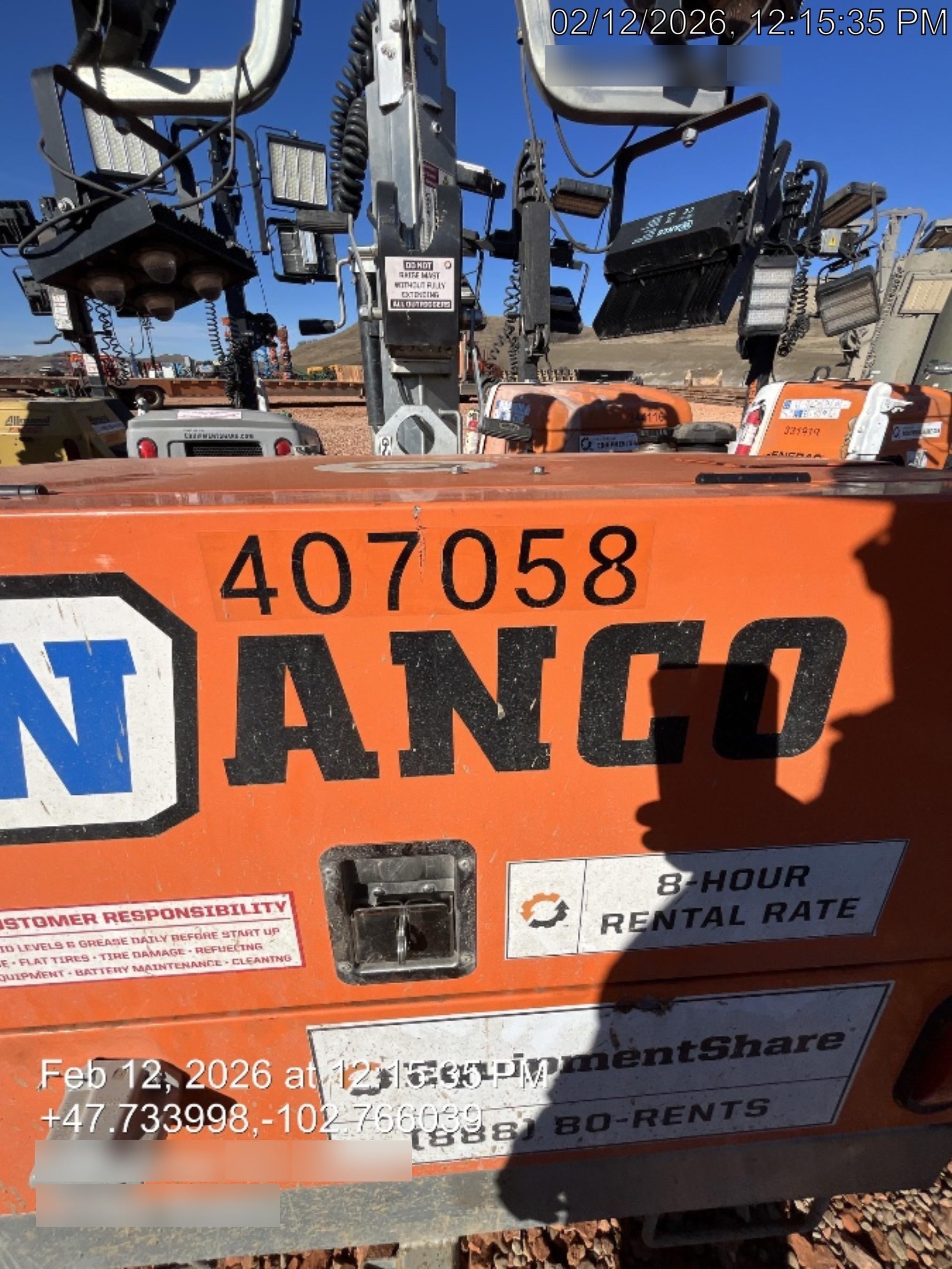 2024 Wanco WLTT-4MM4K Diesel, Deep Sea Controller, Shore Power Plug, Auto Start, (4) 350W LED Floodlights, 4kW Generator, 60 Gal Fuel Tank, 2" Ball, T3