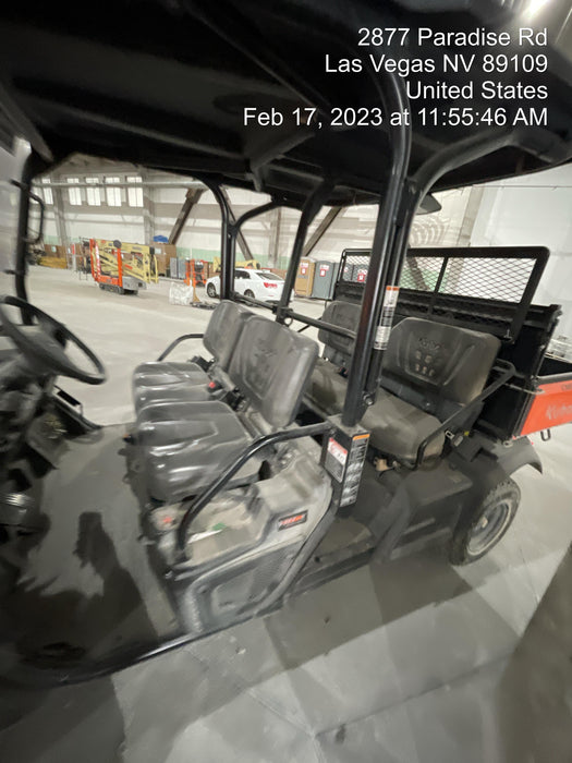 2022 Kubota RTV-X1140W-H Plastic Canopy, Windshield Acrylic Clear, LED Strobe Light, Wire Harness Kit, Back up Alarm