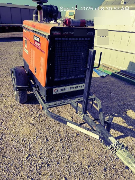 2021 Lincoln Electric Vantage 549X Ready Pak 3, ORANGE (includes trailer, cable rack, fender light kit)