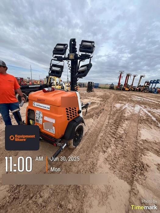 2023 Generac MLT2 Diesel, Flex Switch 120V Input, Powerzone Controller, (4) 320W LED Lights, 4kW Generator, 39.9 Gal Fuel Tank, 2" Ball, T3