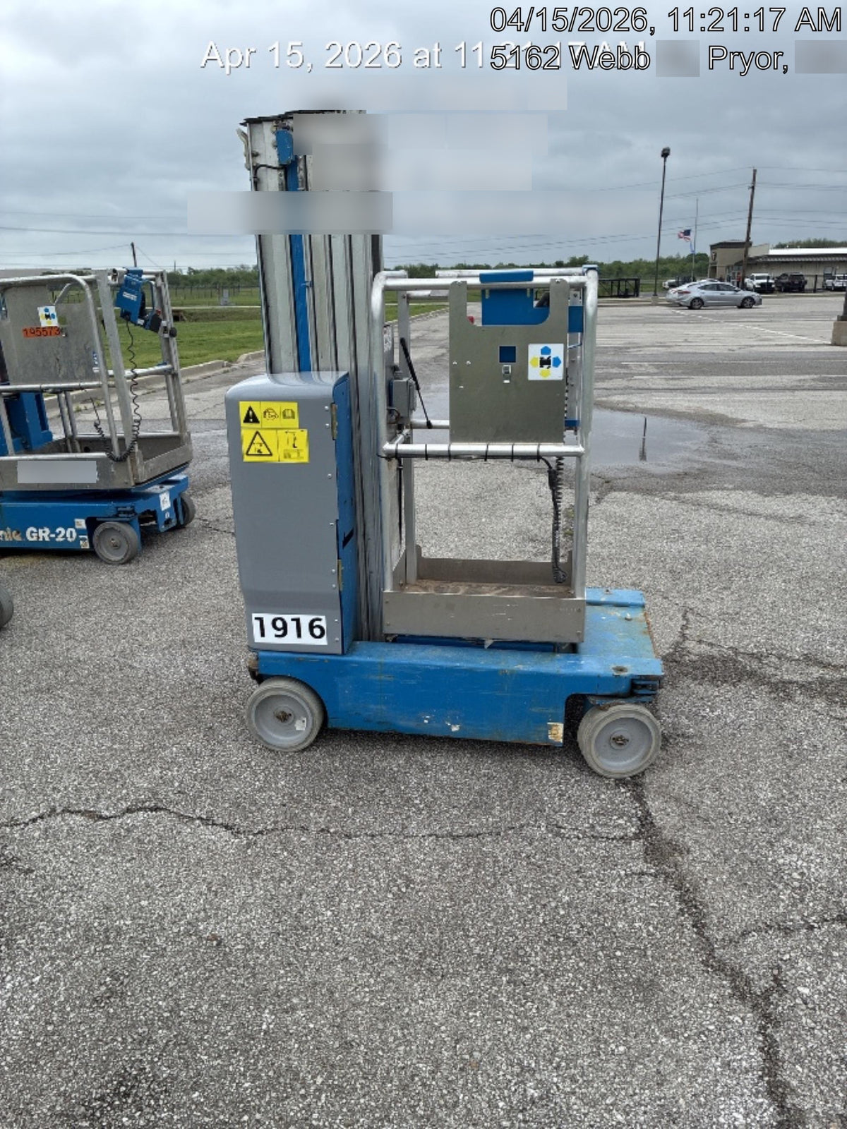 2016 GENIE GR-20