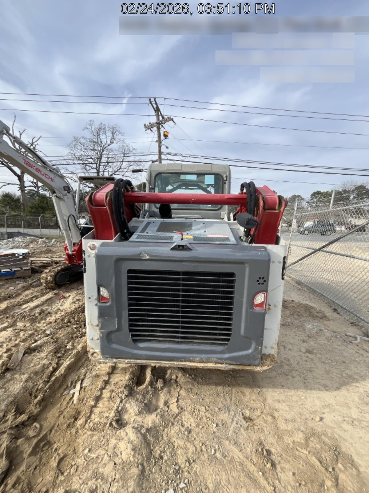 2019 Takeuchi TL12V2C Cab/Heat/AC, Back-up Alarm, Hydraulic QC w/80" HD Tooth Bucket