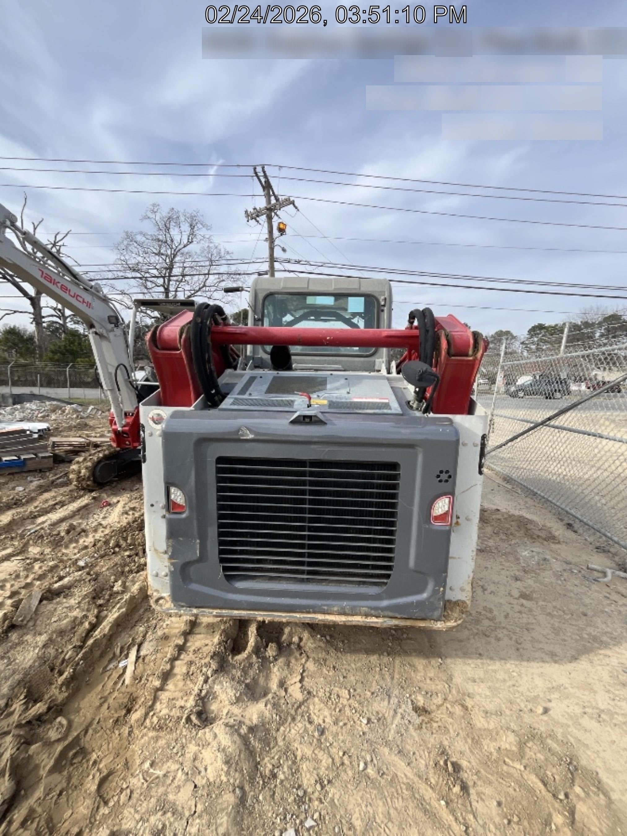 2019 Takeuchi TL12V2C Cab/Heat/AC, Back-up Alarm, Hydraulic QC w/80" HD Tooth Bucket