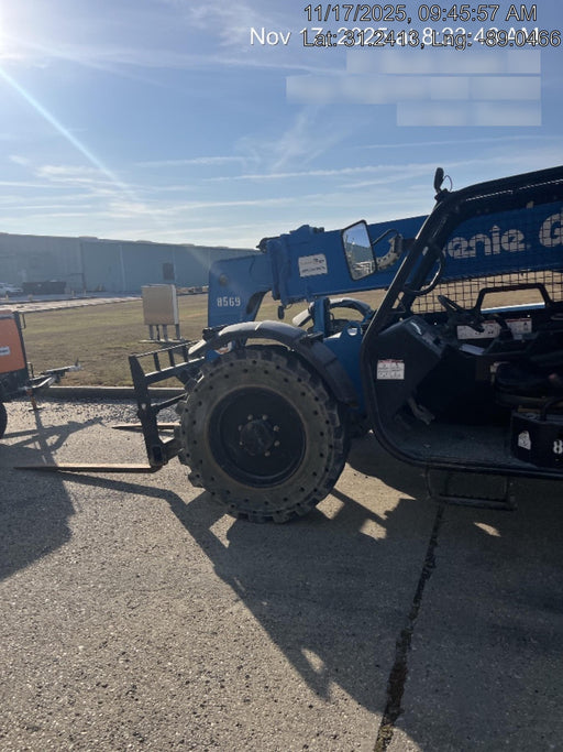 2018 Genie GTH-636 Genie GTH-636 w/Open ROPS, Solid Tires, Work Light/Beacon, 48" Carriage and Forks