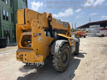 2020 JCB 510-56 Canopy, Solid Tires, Work Lights, Beacon, Aux Hydraulics, Back up Alarm, Lifting Eye, ES Decals