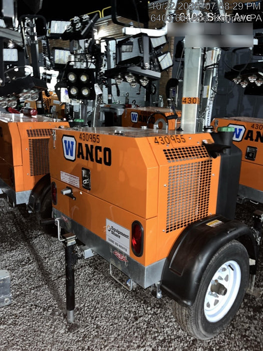 2024 Wanco WLTT-4MM4K Diesel, Deep Sea Controller, Shore Power Plug, Auto Start, (4) 350W LED Floodlights, 4kW Generator, 60 Gal Fuel Tank, 2" Ball, T3