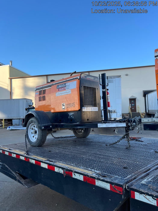 2023 Lincoln Electric LE400 Kubota V1505, Trlr, Cable Rack, Light Kit, ES Decals, T3