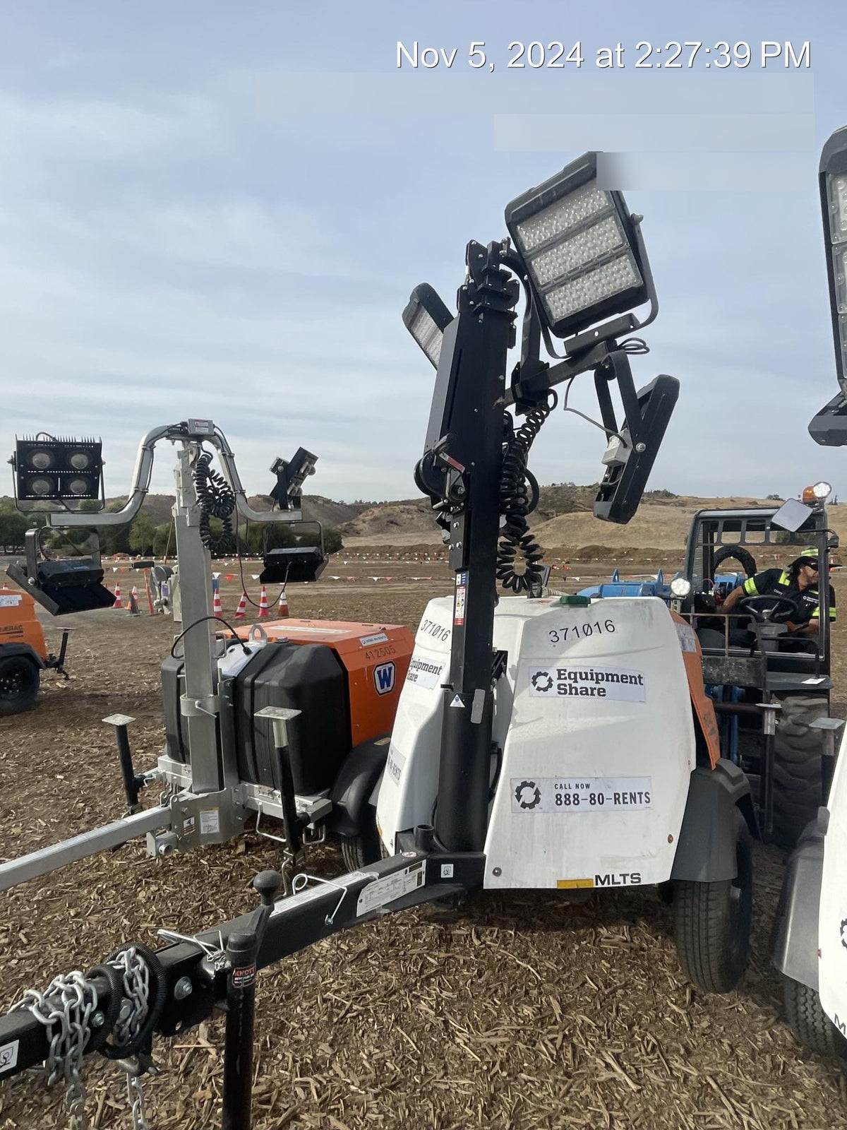 2023 Generac MLT2 Diesel, Flex Switch 120V Input, Powerzone Controller, (4) 320W LED Lights, 4kW Generator, 39.9 Gal Fuel Tank, 2" Ball, T3