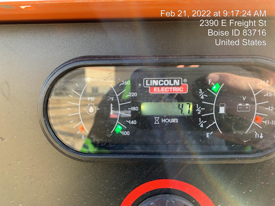2021 Lincoln Electric Vantage 549X Ready Pak 3, ORANGE (includes trailer, cable rack, fender light kit)