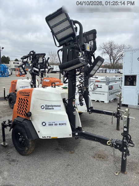 2024 Generac MLT2 Diesel, Flex Switch 120V Input, Powerzone Controller, 
(4) 320W LED Lights, 4kW Generator, 39.9 Gal Fuel Tank, 2" Ball, T3