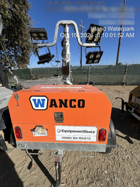 2024 Wanco WLTT-4MM4K Diesel, Deep Sea Controller, Shore Power Plug, Auto Start, (4) 350W LED Floodlights, 4kW Generator, 60 Gal Fuel Tank, 2" Ball, T3