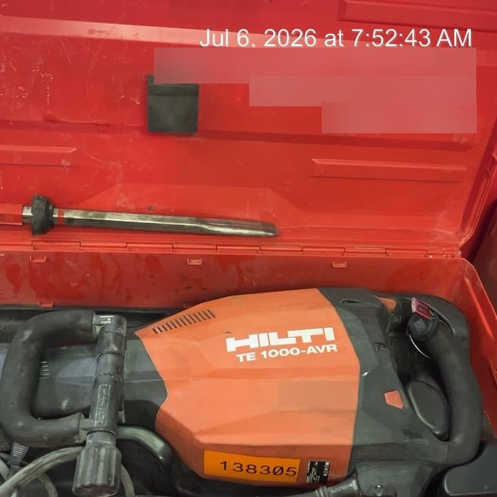 2021 HILTI TE 1000-AVR