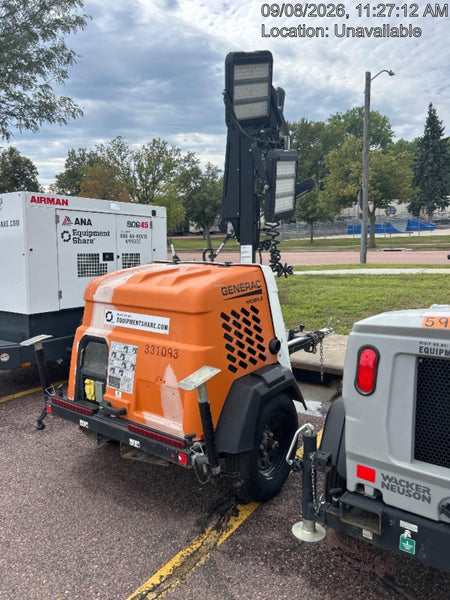 2023 Generac MLT2 Diesel, Flex Switch 120V Input, Powerzone Controller, (4) 320W LED Lights, 4kW Generator, 39.9 Gal Fuel Tank, 2" Ball, T3